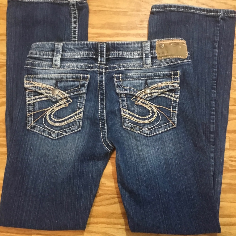 Women's Distressed Silver pioneer jeans - Picture 2 of 5